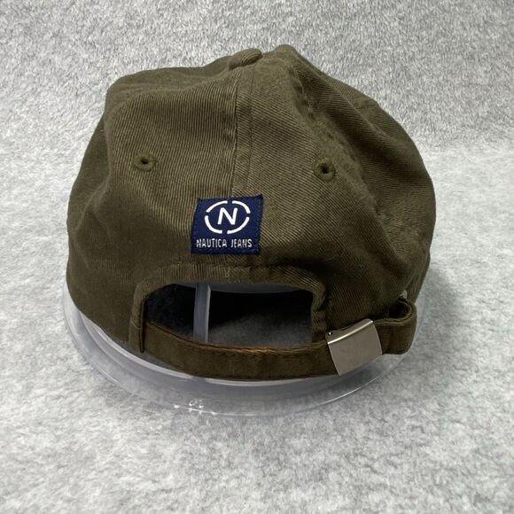 Nautica Tan Logo Baseball Cap Dad Hat Strapback Adjustable Cotton Casual Classic - Picture 2 of 10